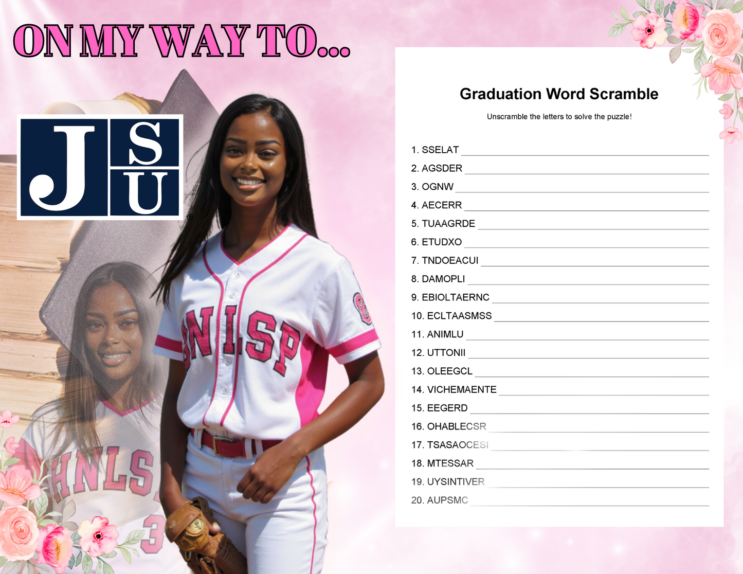 Custom Graduation Booklet