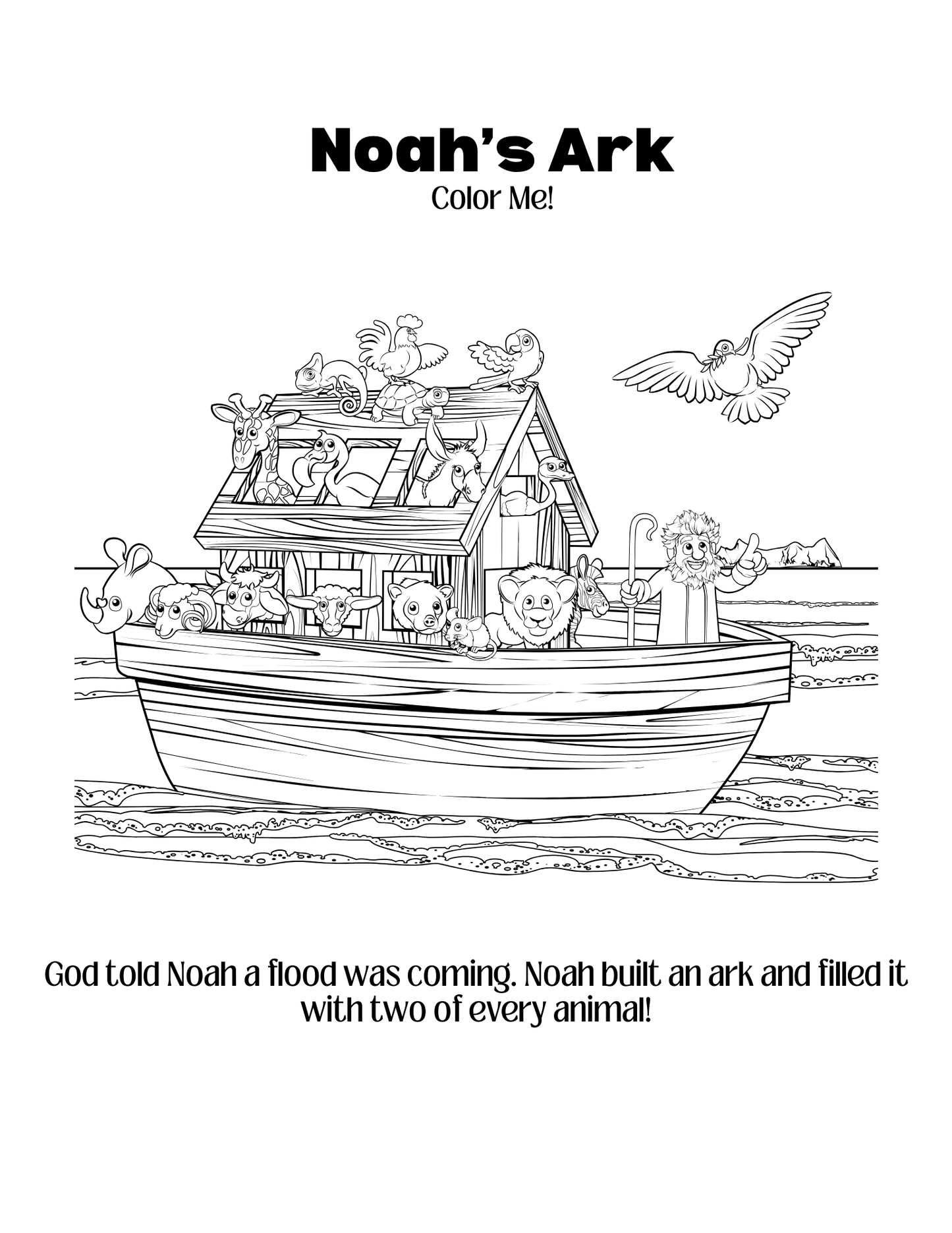 Kingdom Bible Adventures Children’s Workbook-Digital Download