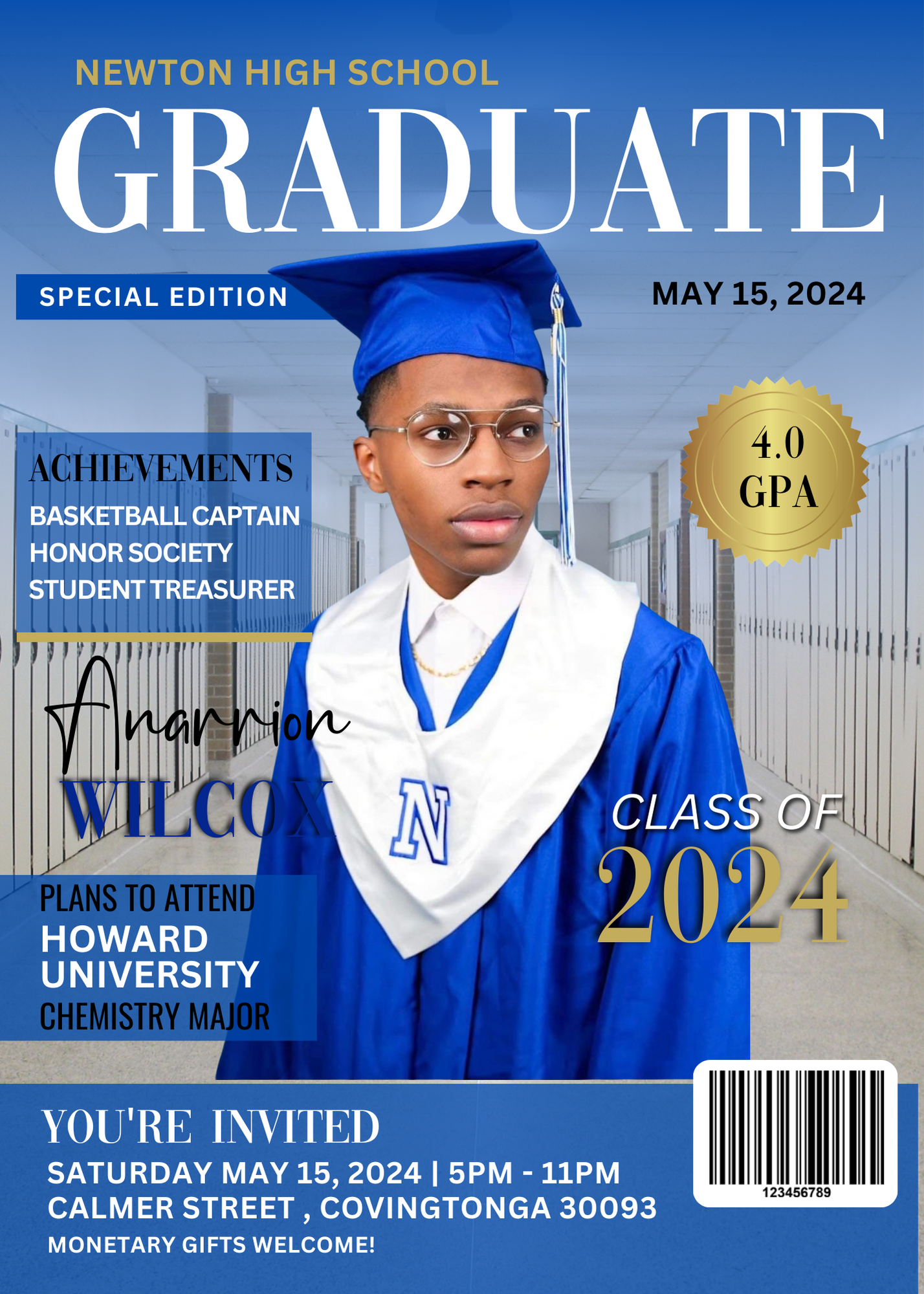 Digital Graduation Invitations