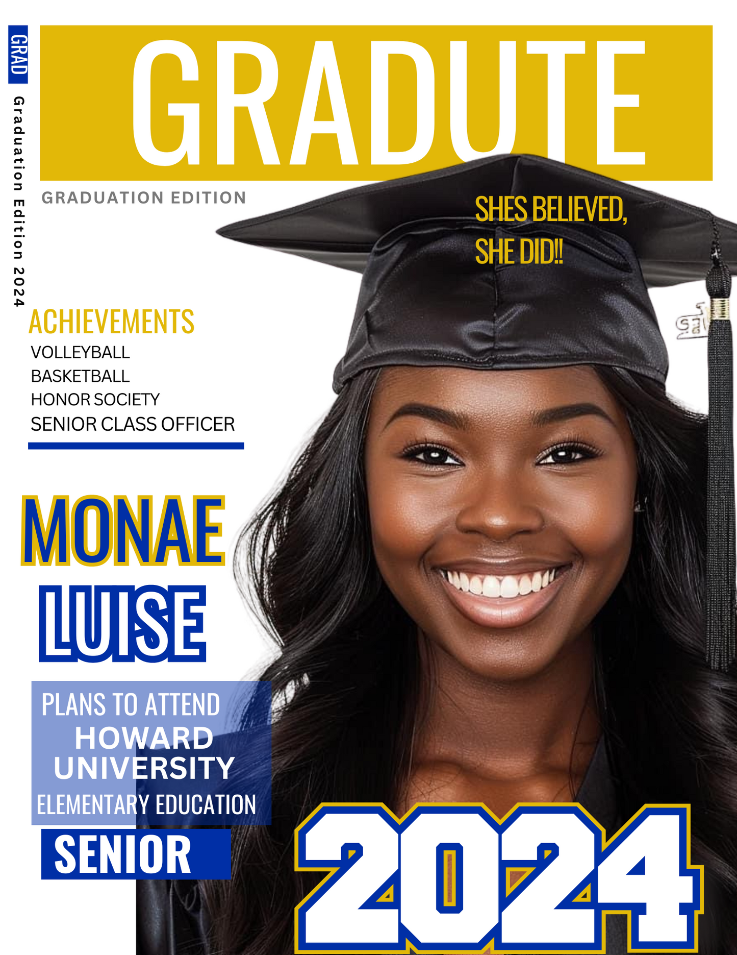 Graduation Magazine Cover